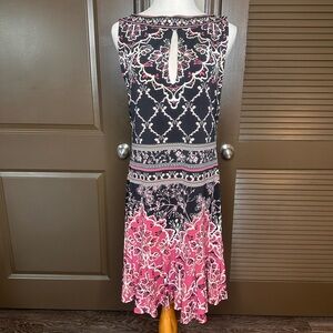 WHBM | Embellished Printed MIDI Dress